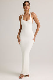 Oh Polly Imelda 14148 robe longue beige modal sirène