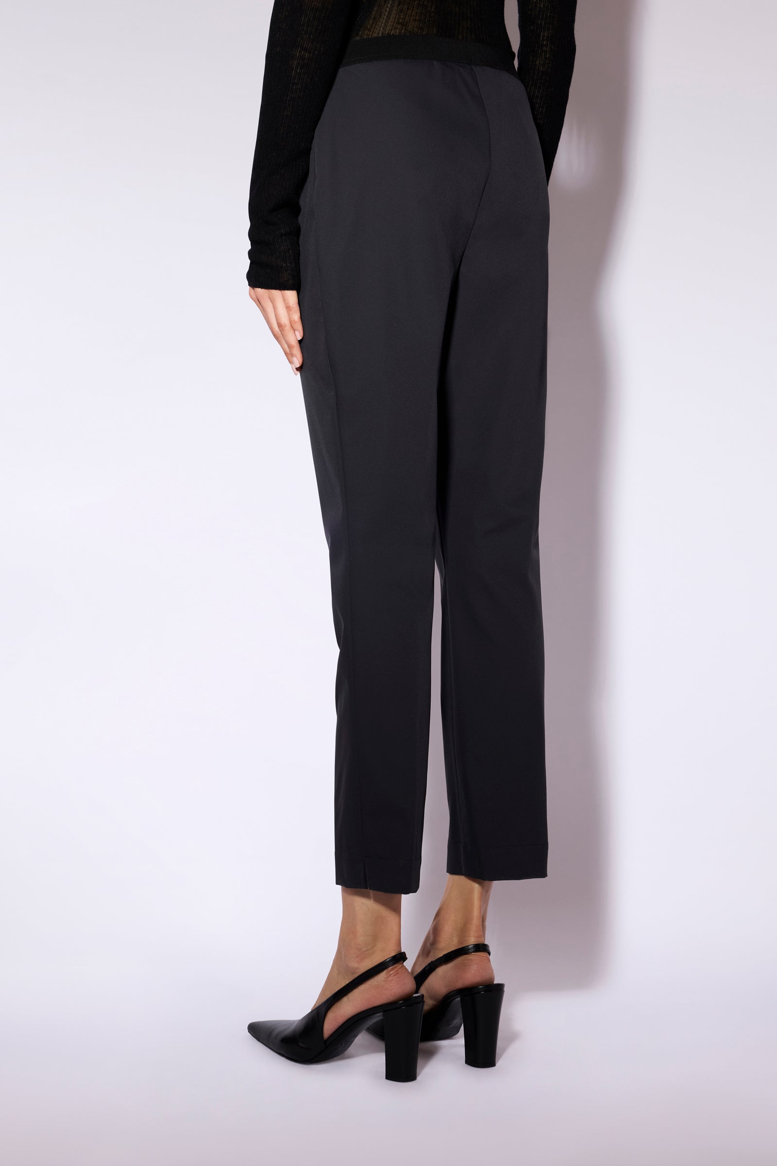 Liviana Conti Liv legging anthracite cigarette taille haute