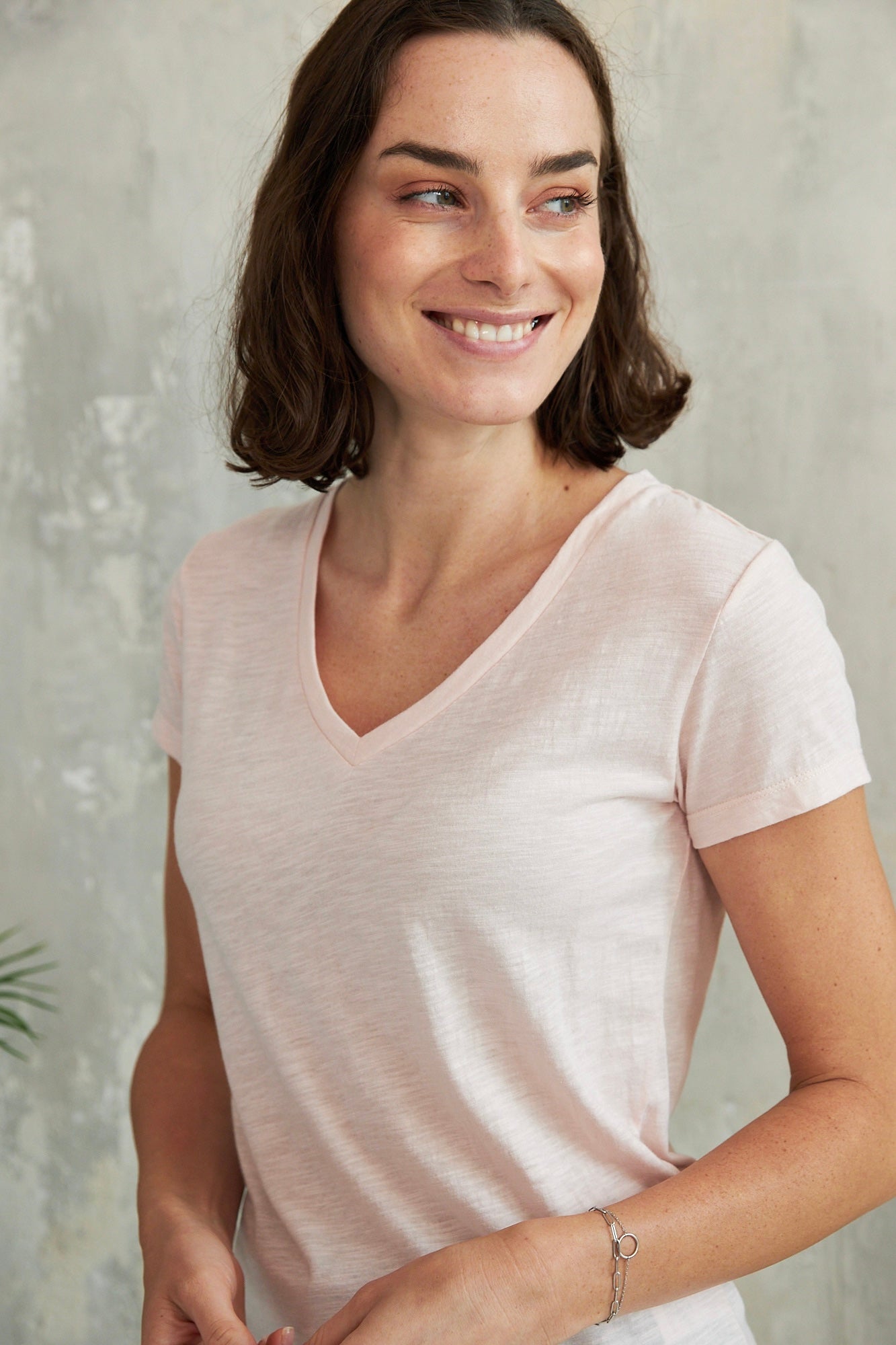 Chicosoleil Roxane t-shirt rose meringue coton
