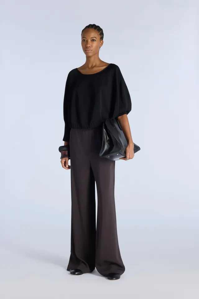 Liviana Conti Nolan pantalon polline 38 palazzo viscose