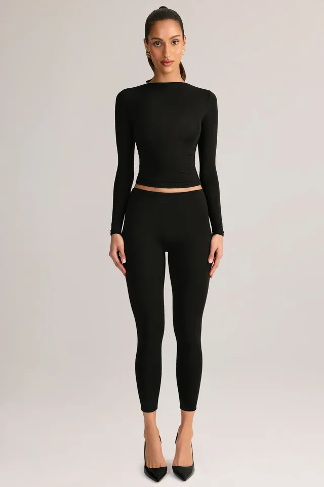 Oh Polly Roux legging court noir modal 7/8