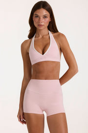 Bo+Tee Soft Active brassière sport rose chiné V