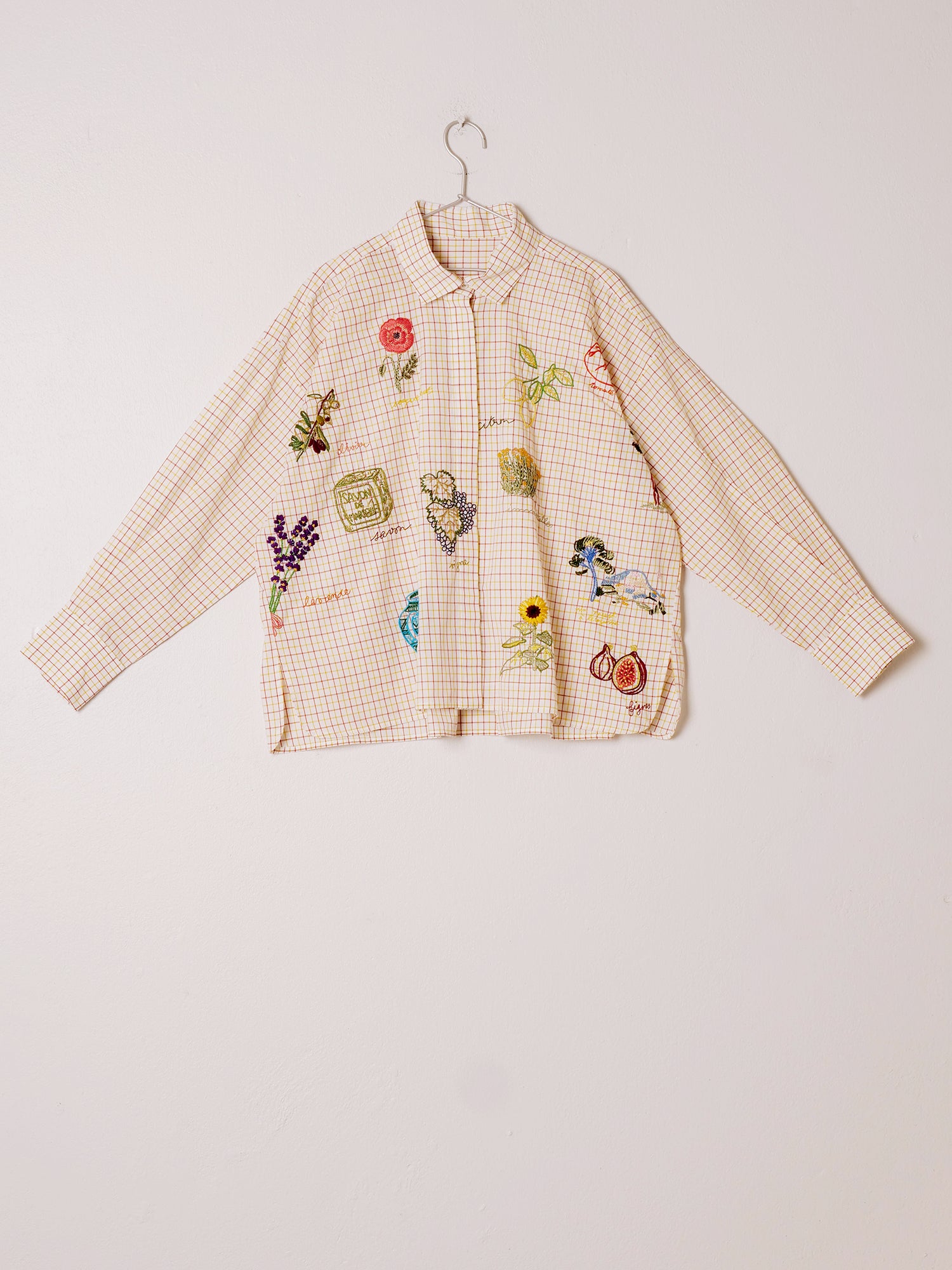 MII Mii en carte postale Chemise Greta chemise carreaux Provence
