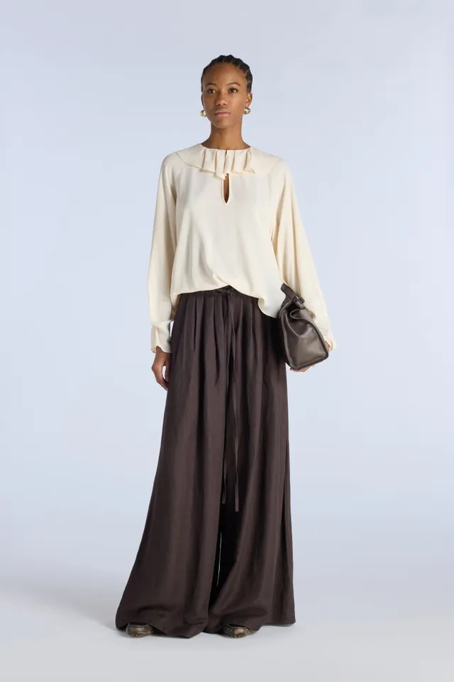 Liviana Conti Dossine blouse soie rose rugiada 38-48