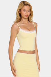 Oh Polly Alvaia 16534 caraco beige modal dentelle bretelles