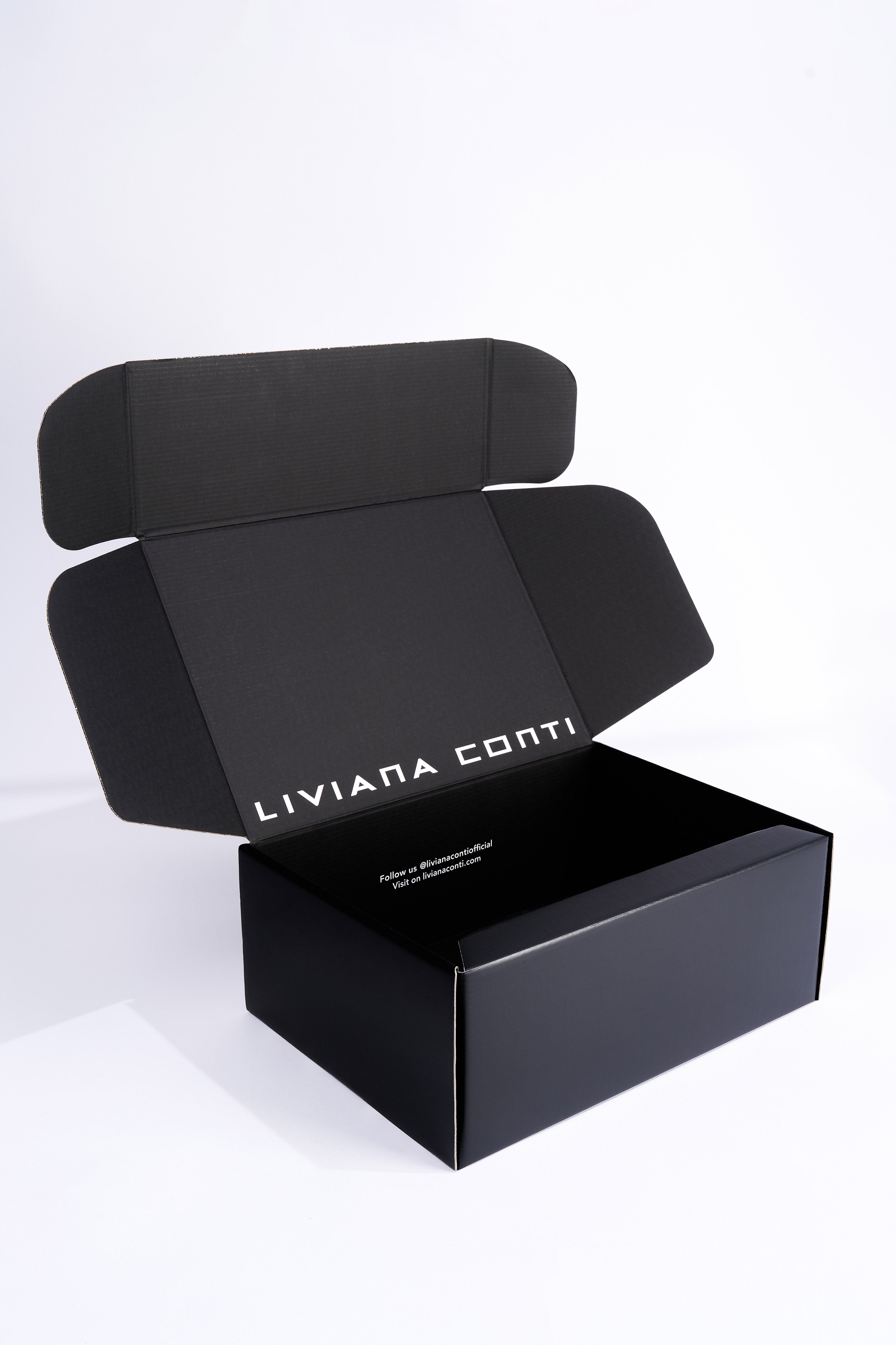 Liviana Conti boite cadeau noire 32x23 cm