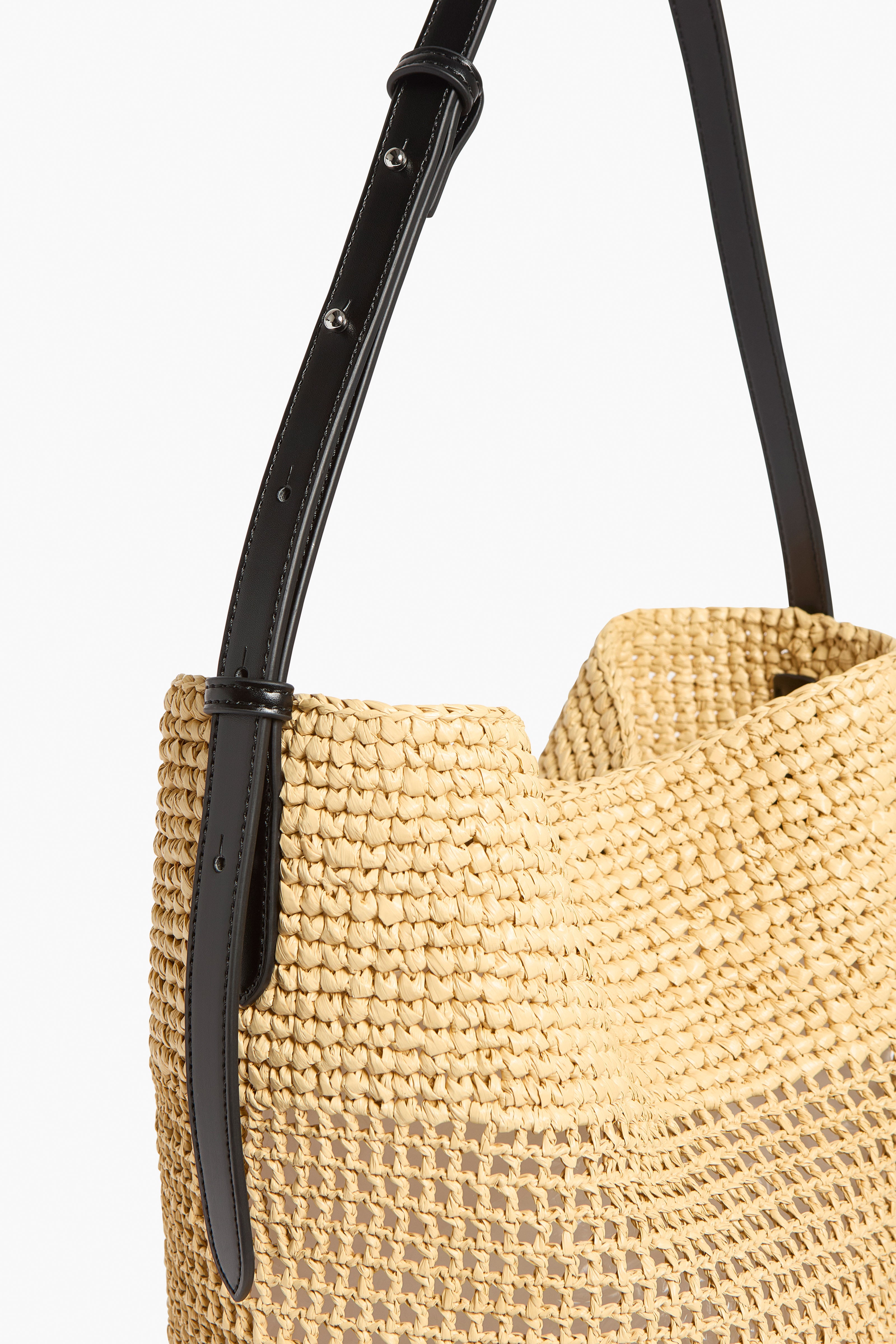 Liviana Conti Maude sac épaule naturelle crochet rafia