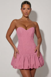 Oh Polly Dresses Lavinia robe corset Dusty Pink bubble