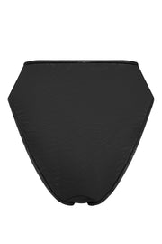 Oh Polly Intimates culotte taille haute noire mesh sans couture