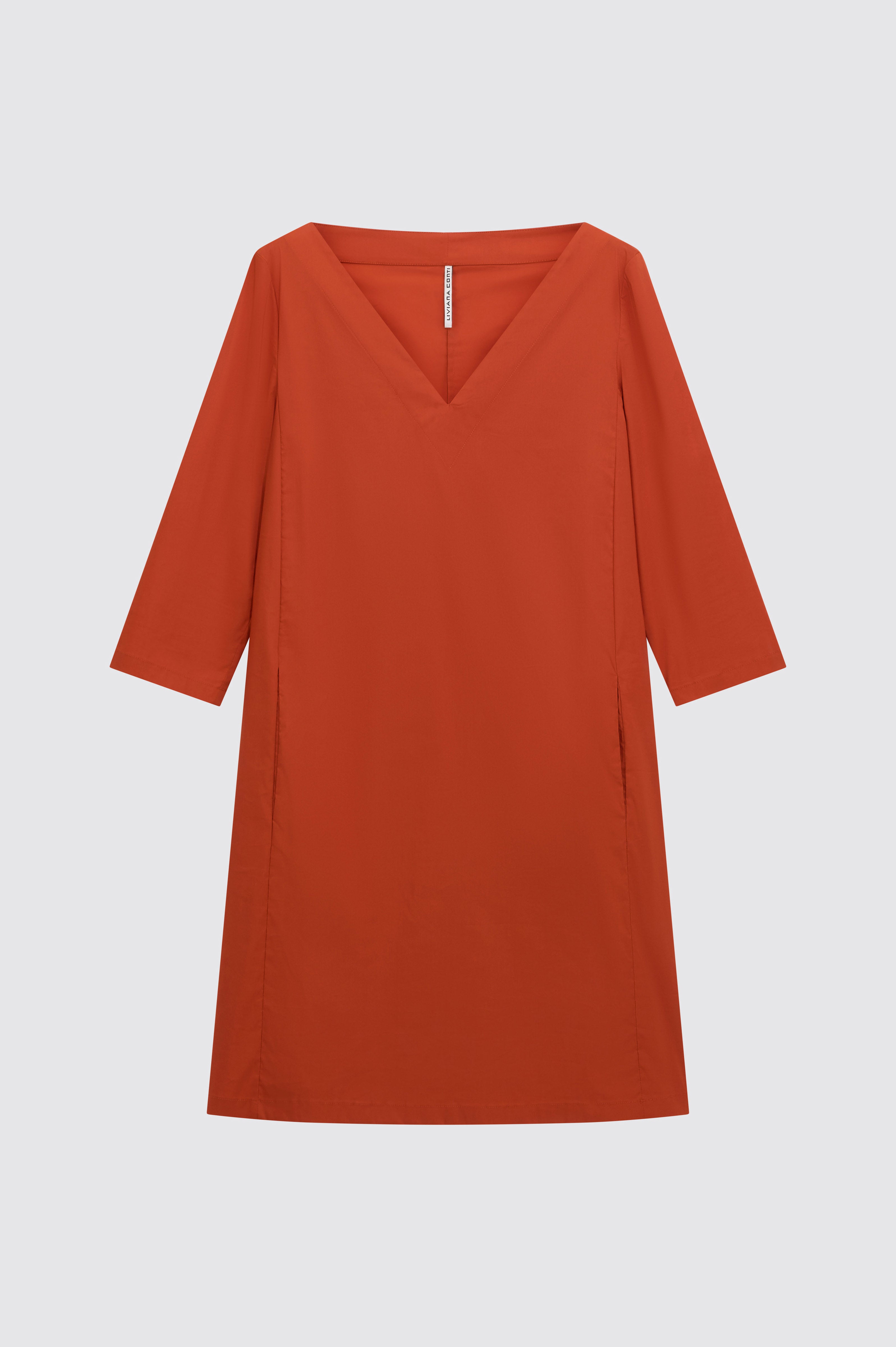 Liviana Conti Angeline robe courte verte col V