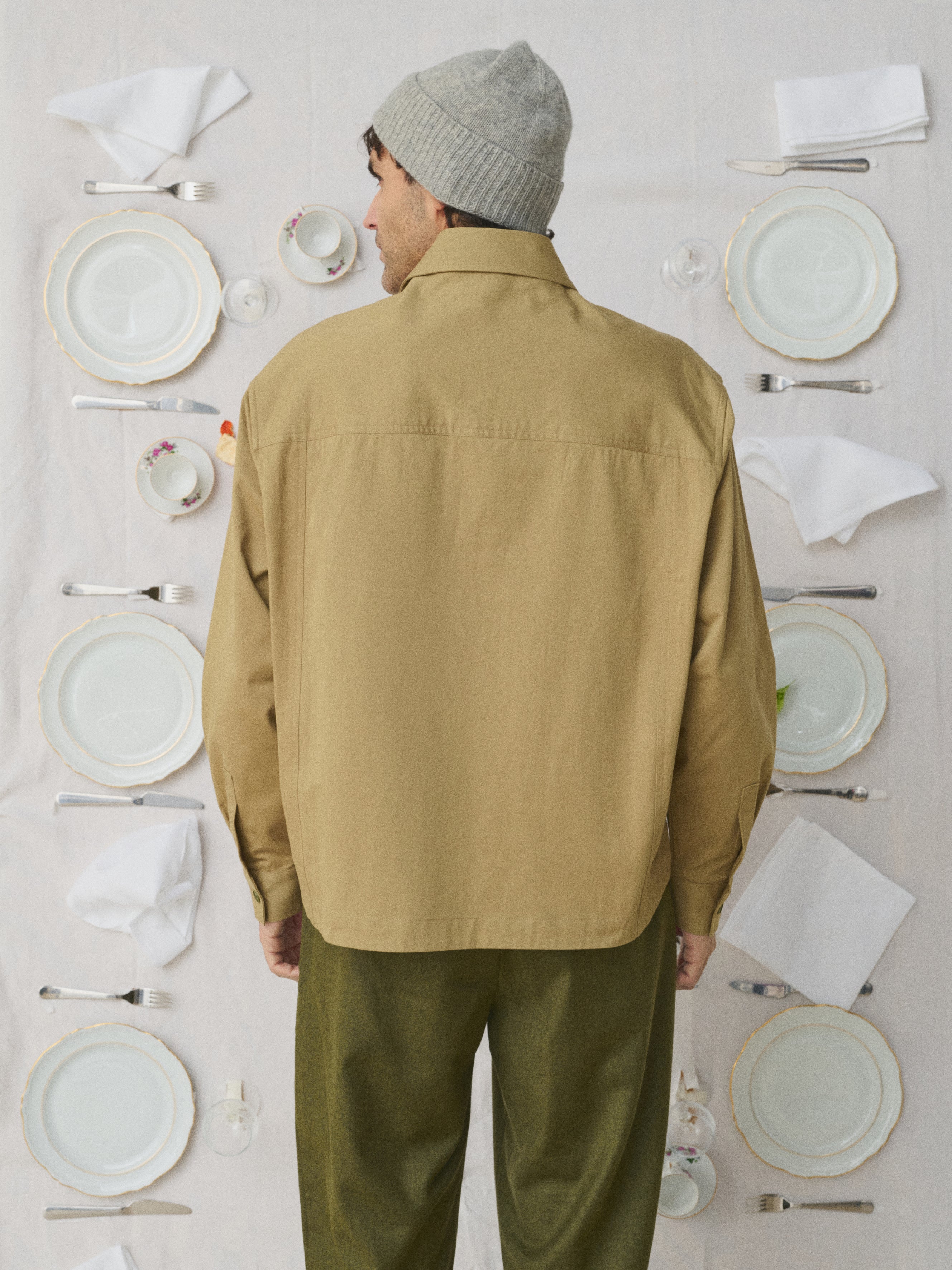Mii à table Chemise Babu La Vaisselle chemise homme motif