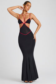 Oh Polly Bella 8010 robe soirée noire cut out