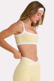 Oh Polly Bo+Tee brassière sport citron