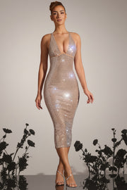 Oh Polly Munira 12491 Robe Midaxi Amande Strass