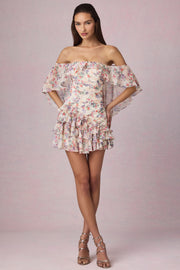 Oh Polly Birdie 13255 Robe Mini Primrose Fleurs Volants