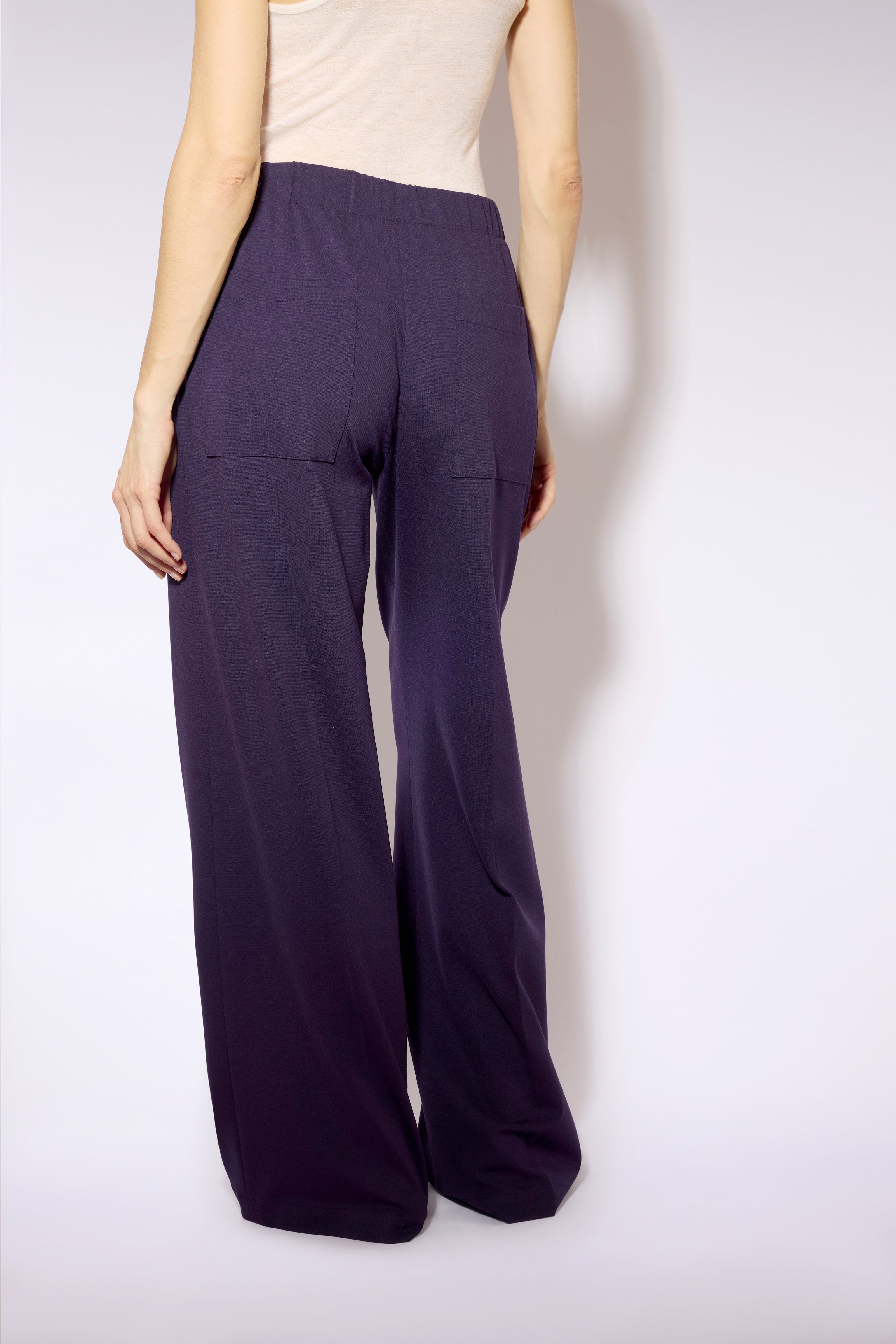 Liviana Conti Ethan pantalon palazzo myrtille 38