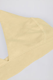 Bo+Tee brassiere sport jaune citron col V chiné