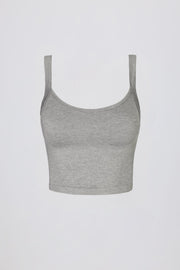 Oh Polly Super Sculpt Top Camisole Gris Chiné Gainant