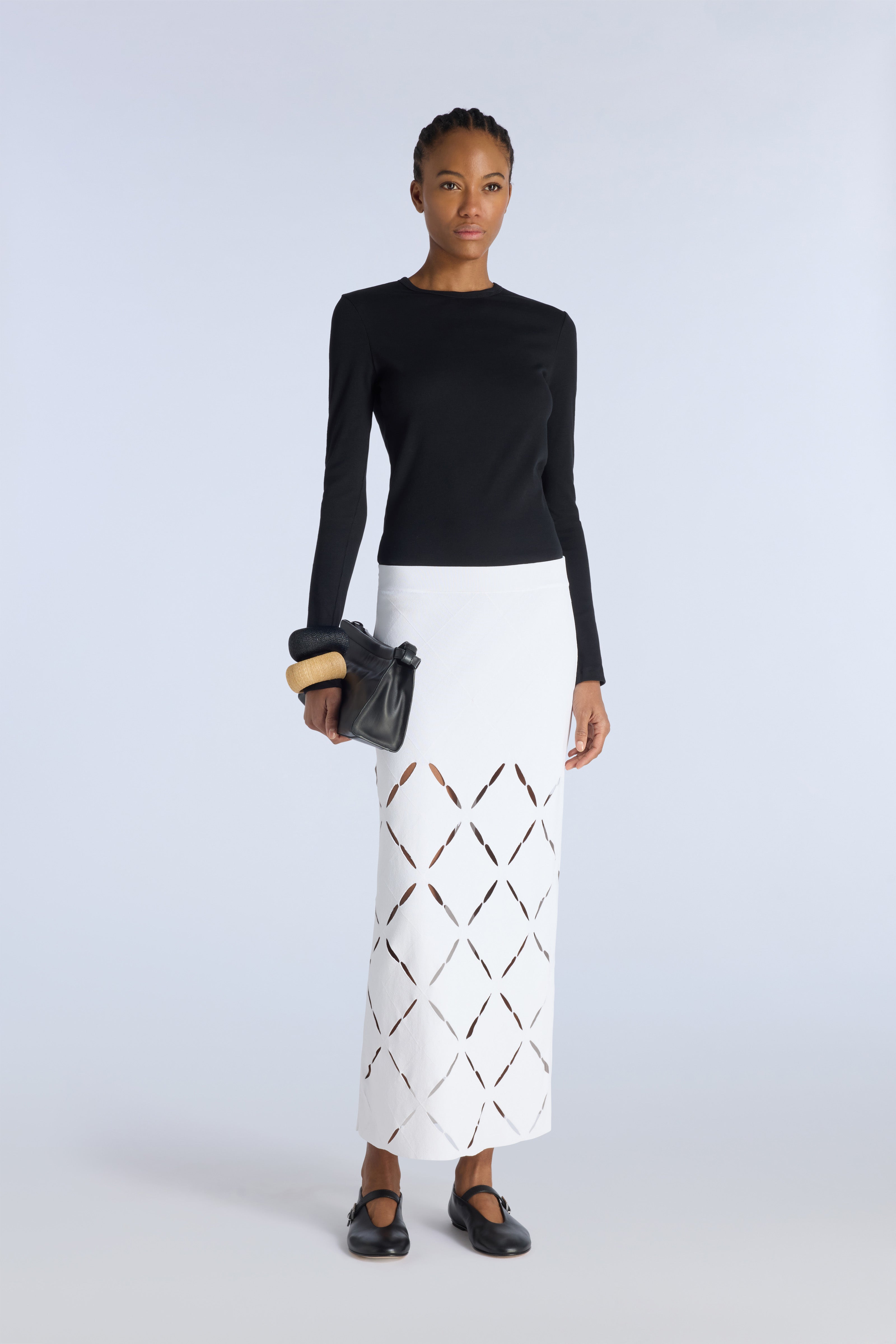 Liviana Conti Peggy jupe longue viscose cacao taille M