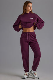 Oh Polly Trousers jogging BT1884 raisin coton