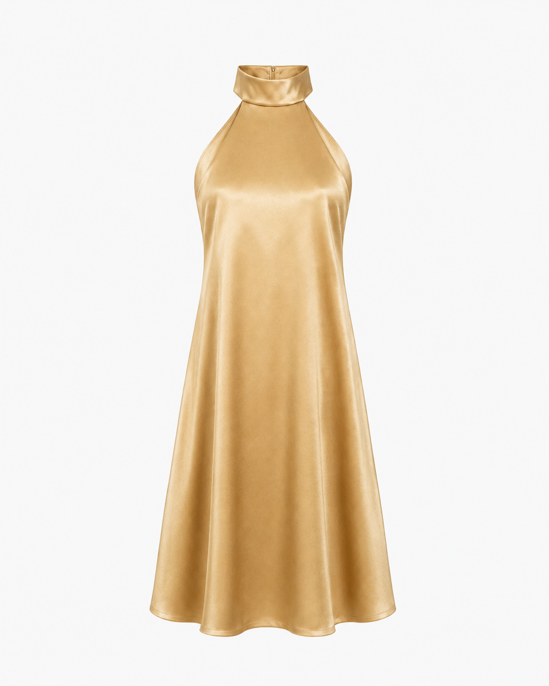 The Ethiquette Joy Blush robe mini satin soie rose taille M