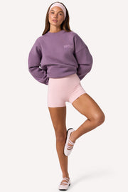 Oh Polly Knitwear sweat oversize dusk coton logo