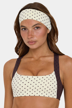 Oh Polly Bo+Tee bandeau sport Cookie Butter respirant