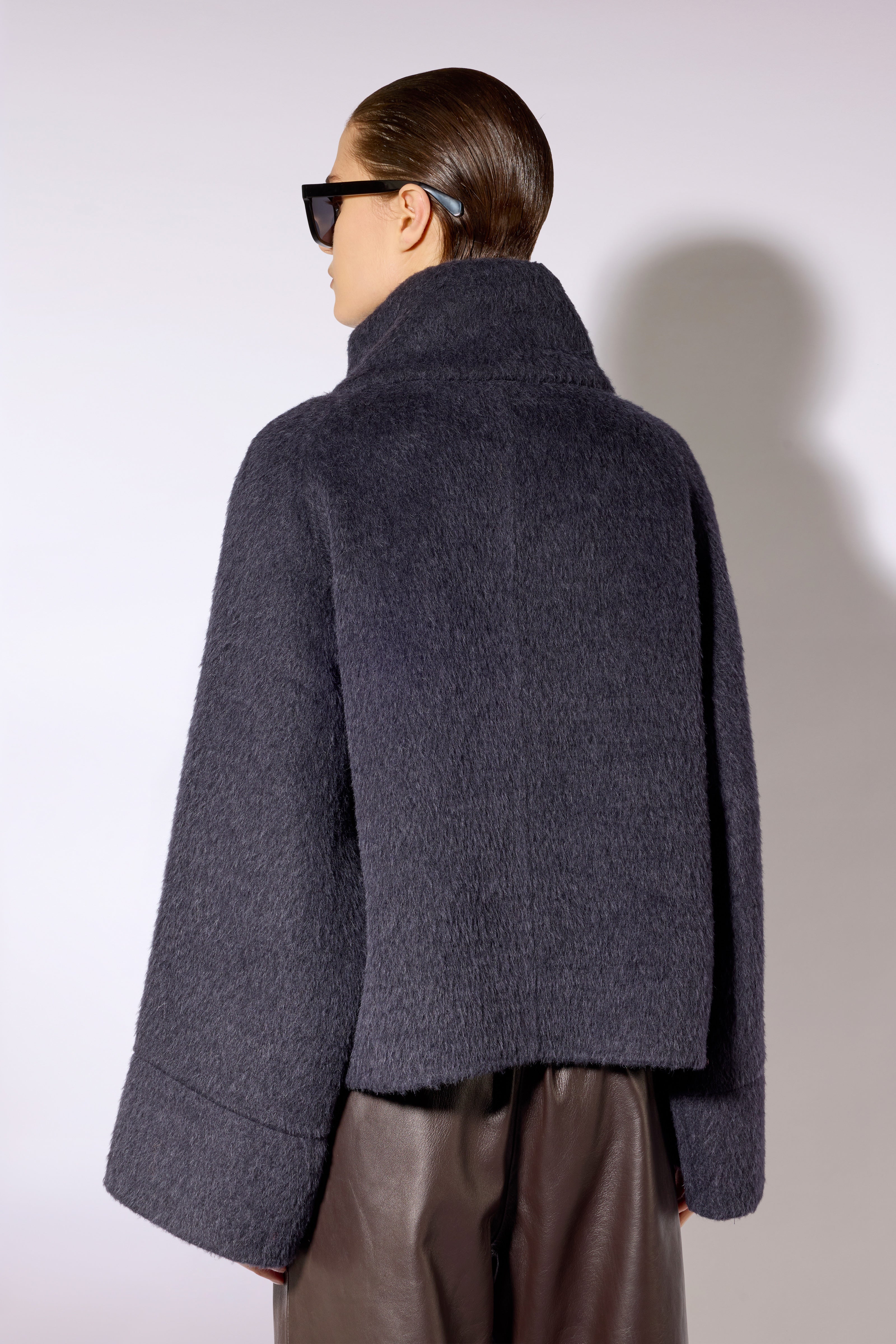 Liviana Conti Lasonne manteau notte bleu nuit taille M