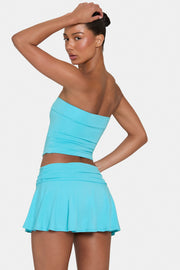 Oh Polly ButterCloud mini jupe-short aqua bleu clair