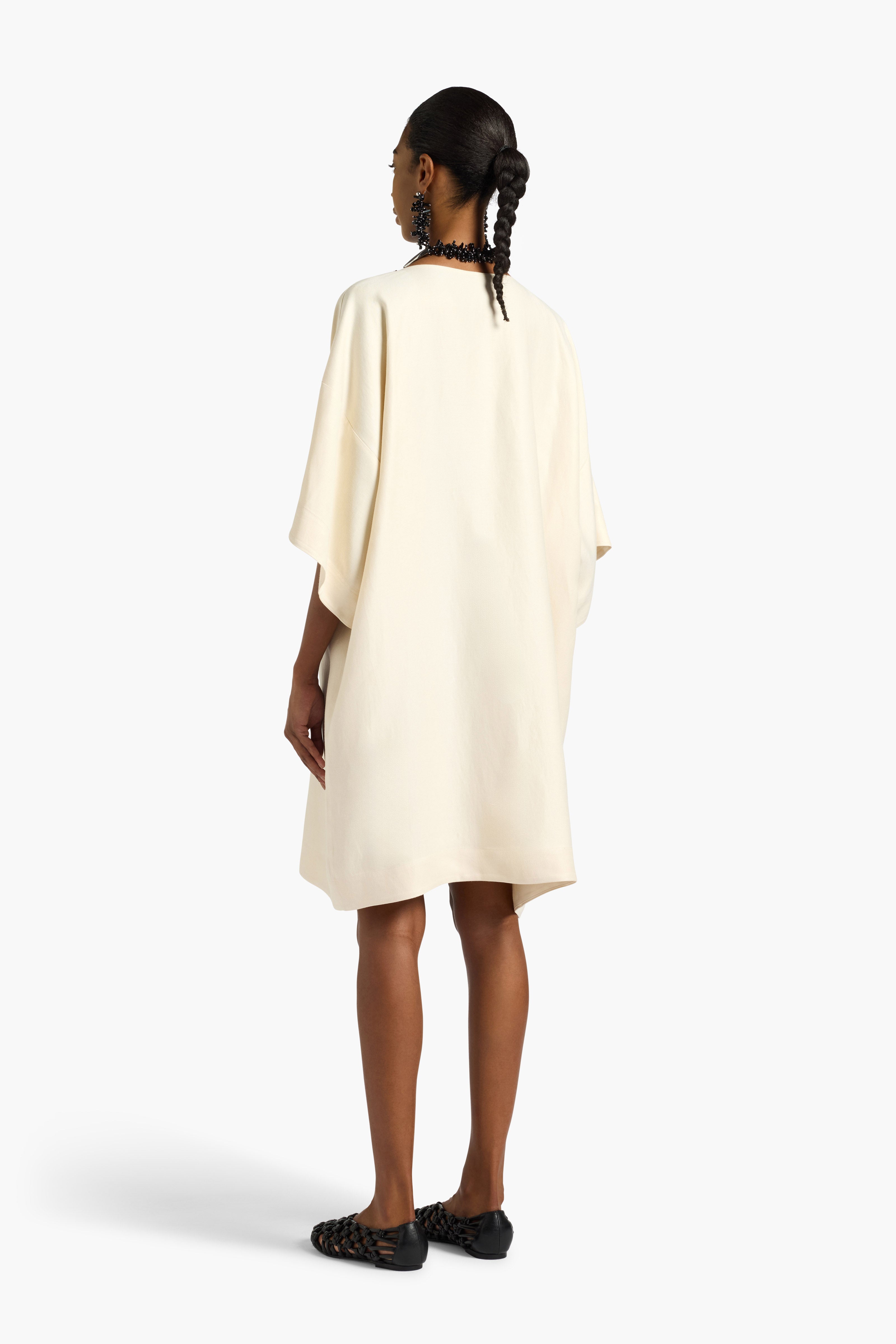 Liviana Conti Rory robe courte Corno viscose lin