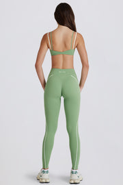 Oh Polly Bo+Tee Legging Soft Active Twist Jade taille haute