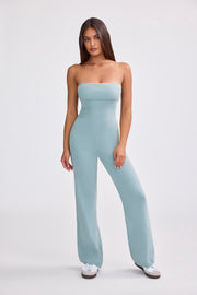 Oh Polly Chunky Knit Bandeau BT1142 combinaison sarcelle coton