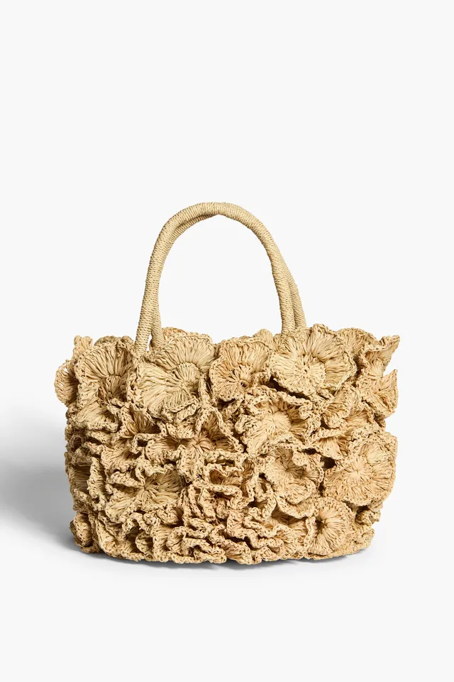 Liviana Conti Edith sac raphia naturel crochet