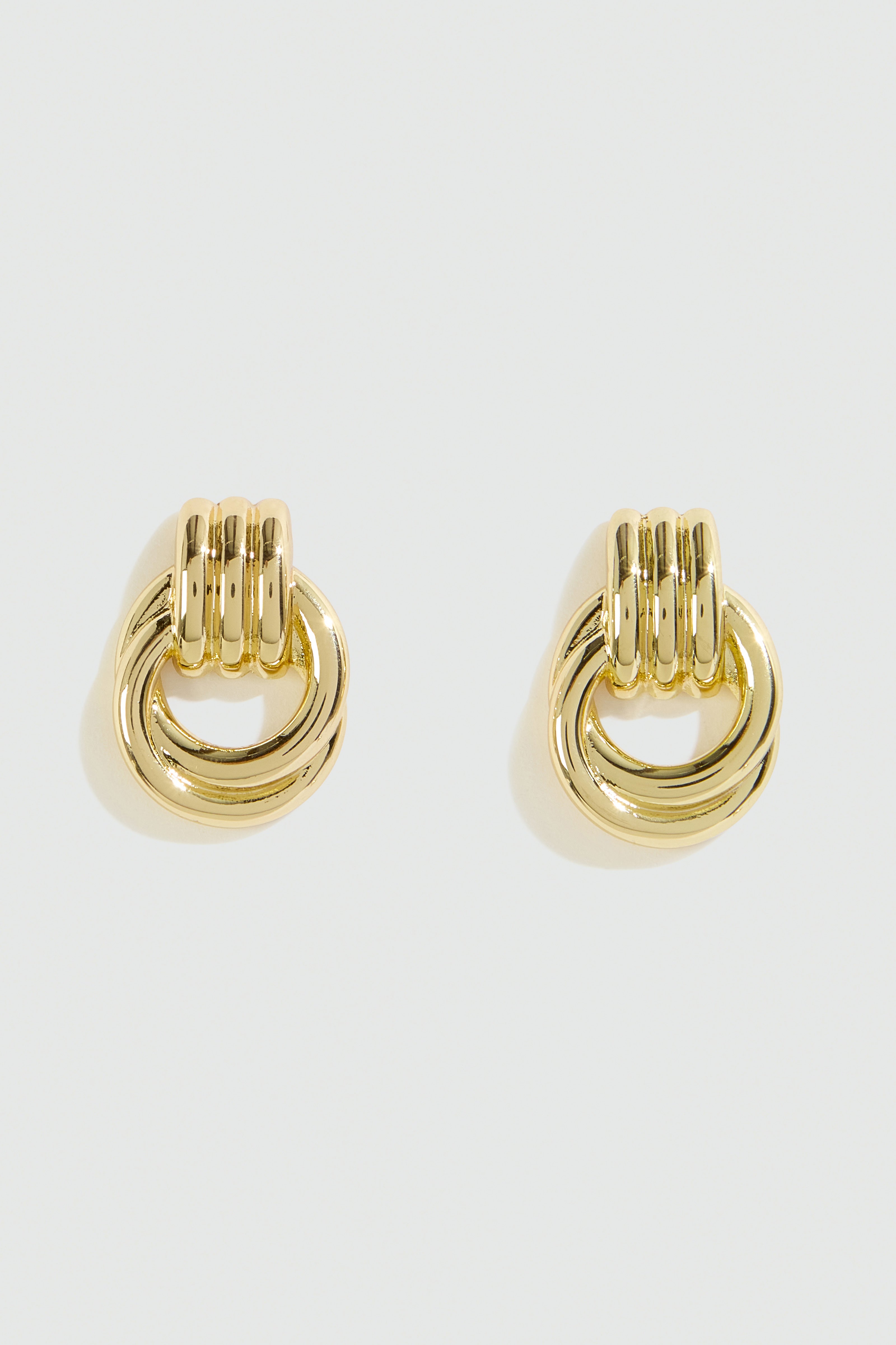 Liviana Conti Sasy boucles d'oreilles double anneau or