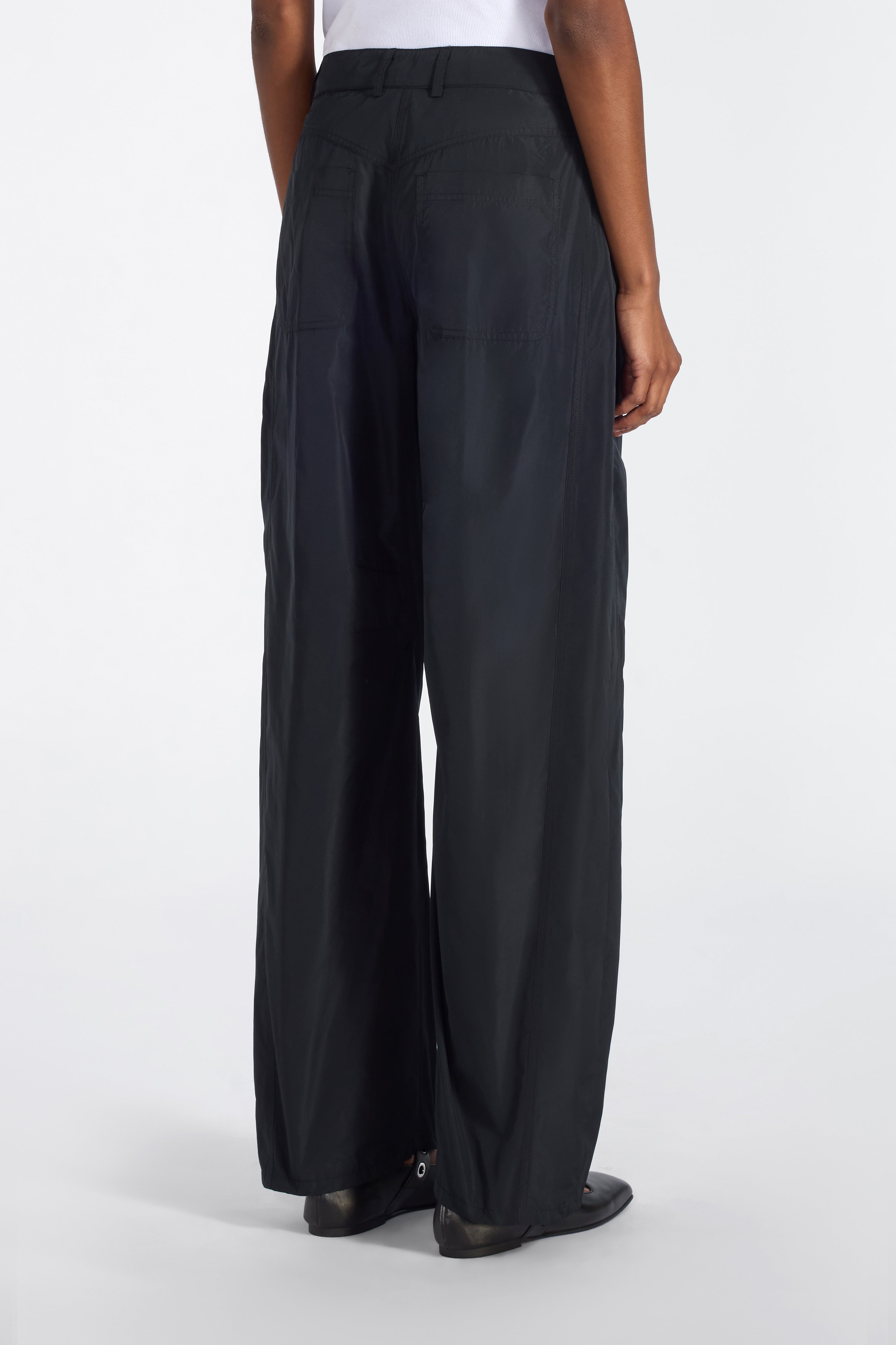 Liviana Conti Leon pantalon femme noir droit