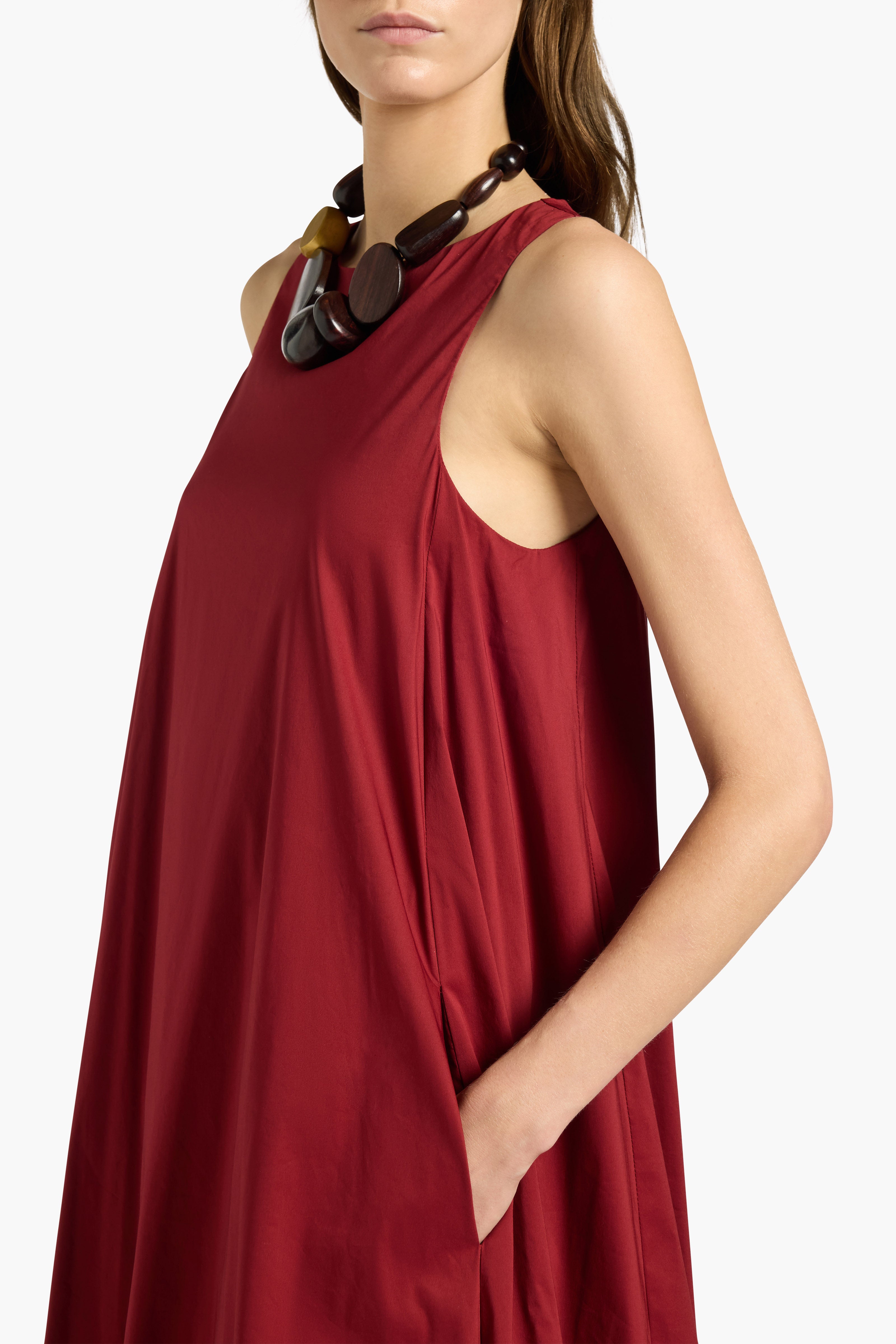 Liviana Conti Jeanne L6SK33 robe midi Terrarossa poches