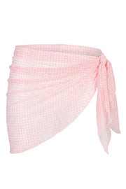 Oh Polly Swim Aina paréo rose vichy mesh mini 51 cm