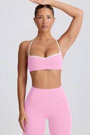 Oh Polly Bo+Tee BT2097 brassière sport rose bébé col coeur