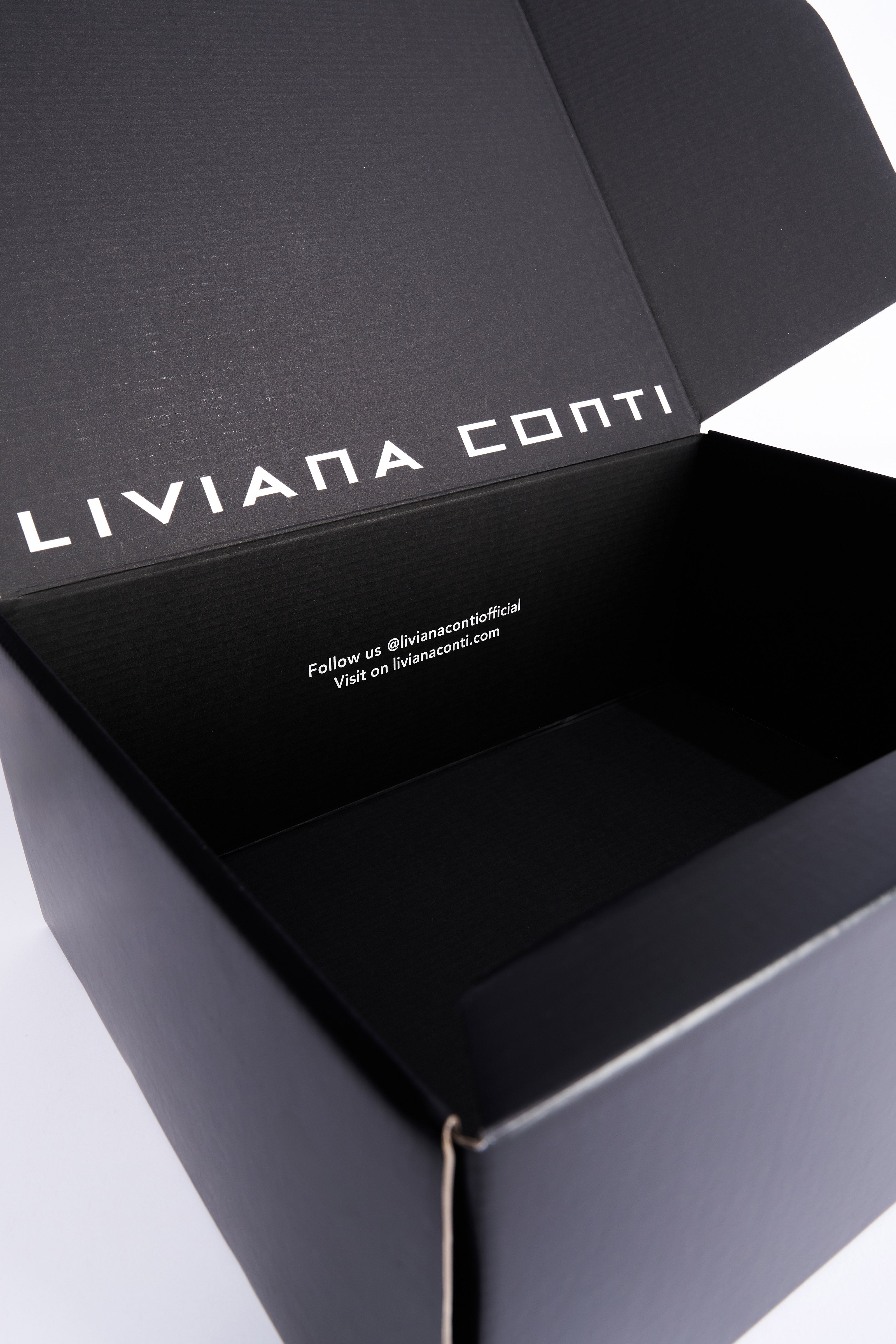 Liviana Conti boite cadeau noire 32x23 cm