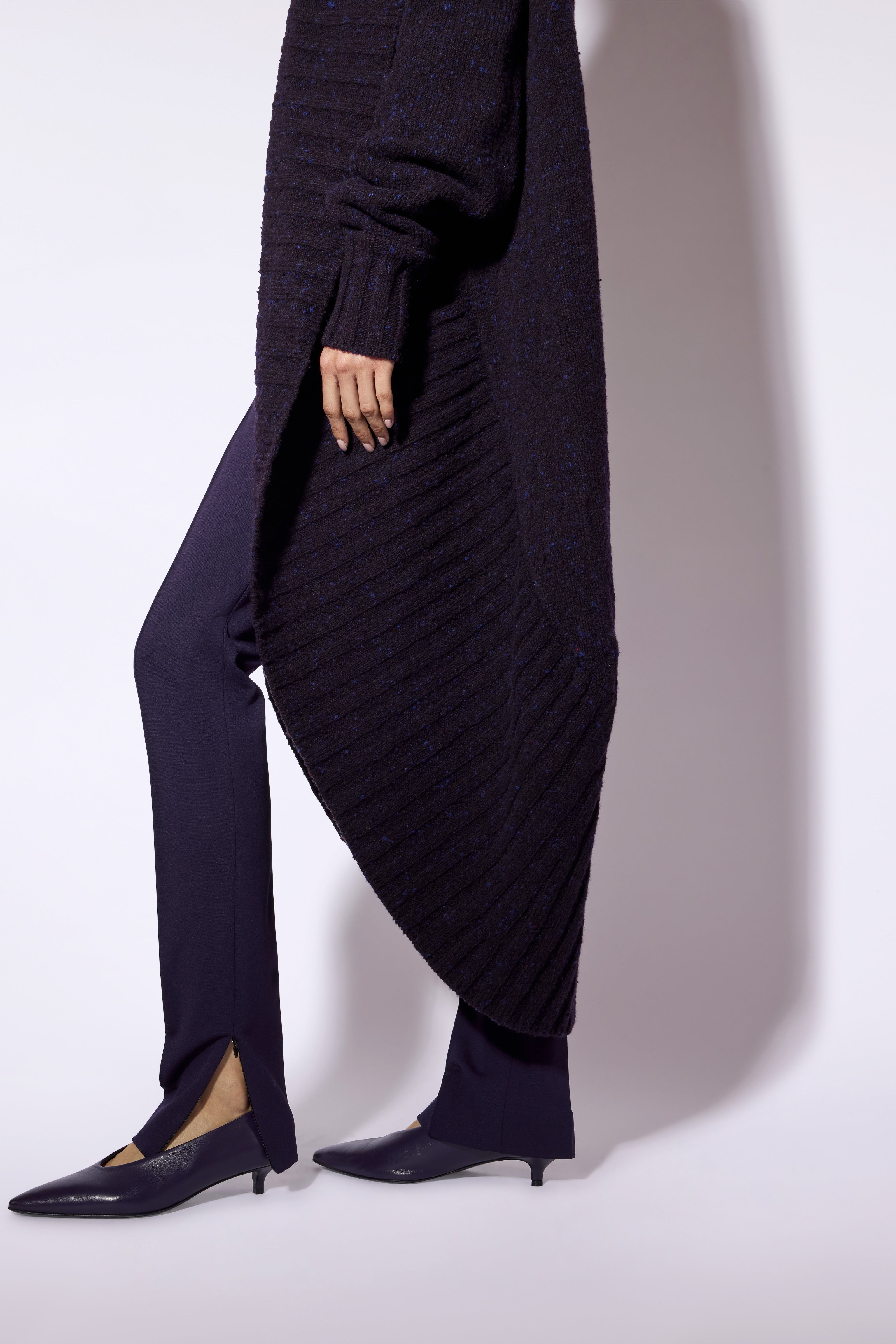Liviana Conti Orestis manteau femme violet cachemire