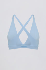 Oh Polly Bo+Tee BT2311B brassière sport bleu ciel col V