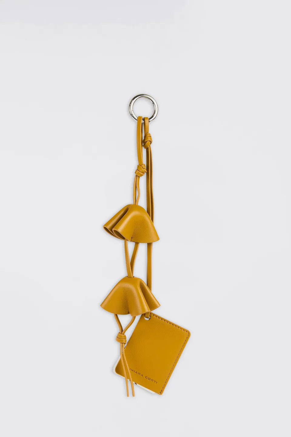 Liviana Conti Horace charm porte-clés juta miroir vegan