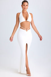 Oh Polly Tops Vella top crop blanc licou dos nu