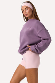 Oh Polly Knitwear sweat oversize dusk coton logo