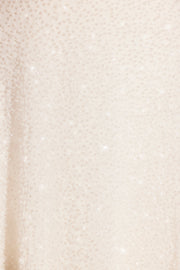 Oh Polly Salerno 7157 robe mini blanche perles bandeau