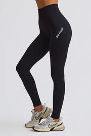 Oh Polly Super Sculpt Legging BT2434 Noir Taille Haute Gainant