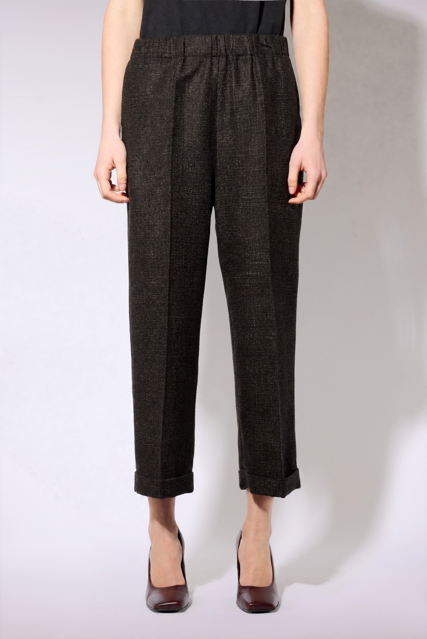 Liviana Conti Felipe pantalon maille bleu nuit 38-48