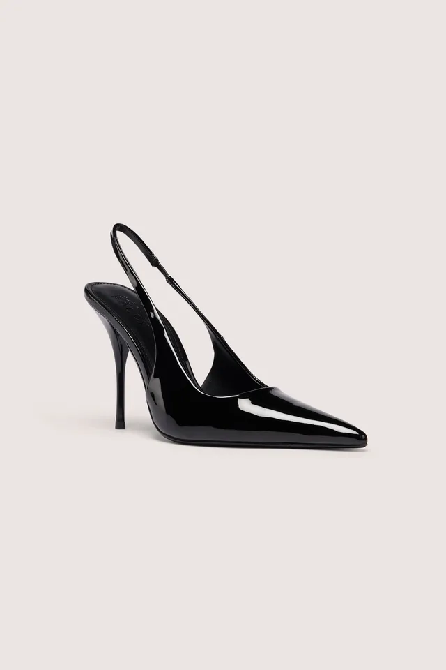 Oh Polly Octavya escarpins bride arrière noirs 38