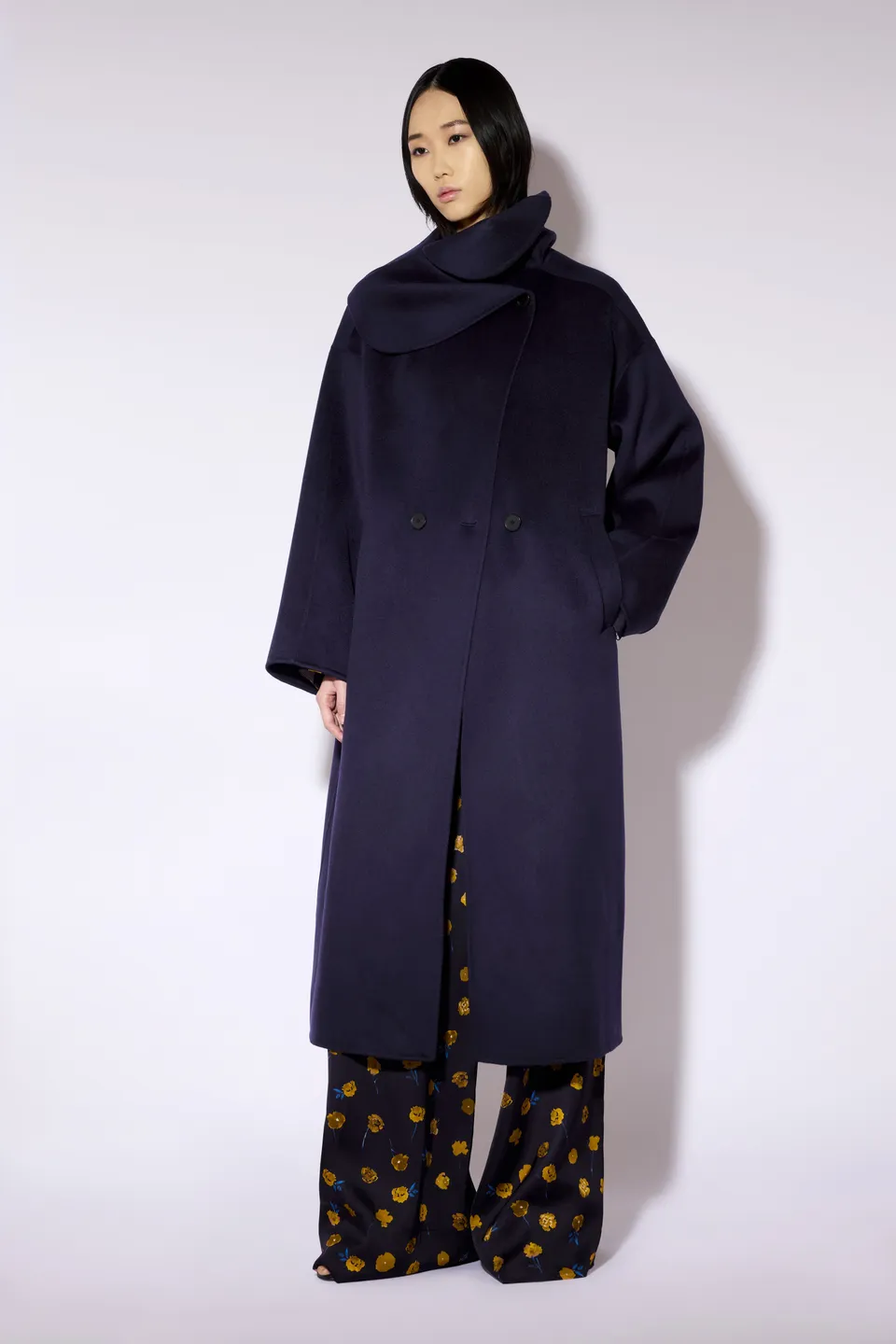 Liviana Conti Russell manteau femme mocaccino laine