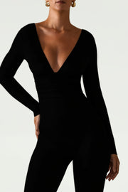 Oh Polly Helene Combinaison Noire Modal 11712